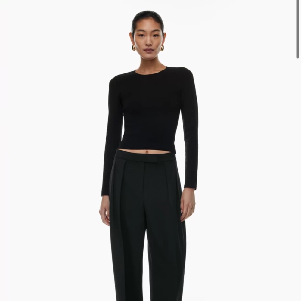 Babaton- SCULPT KNIT CREW LONGSLEEVE